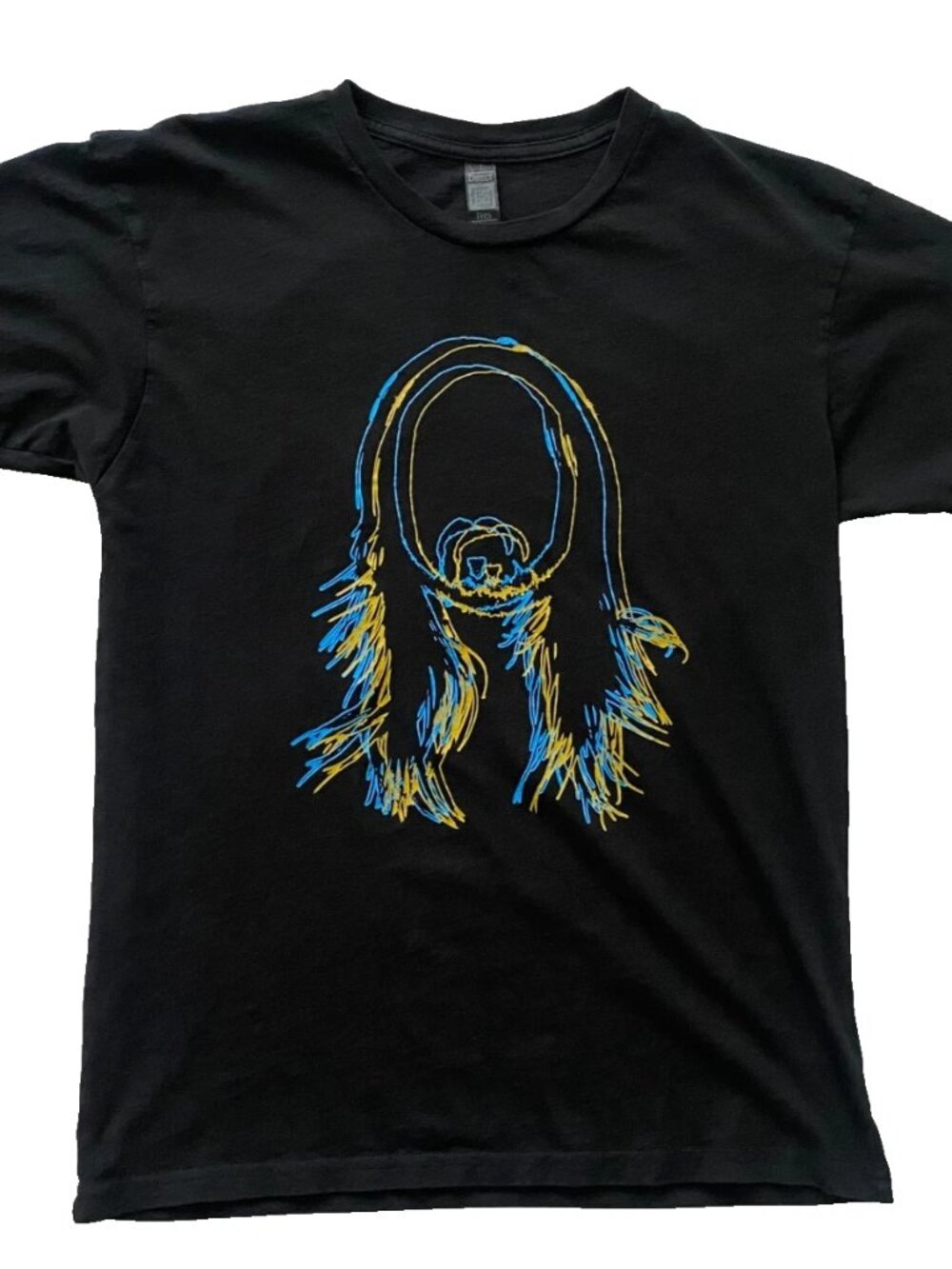Steve Aoki Dim Mak T-Shirt Size S Black Retro Graphic Tee Unisex